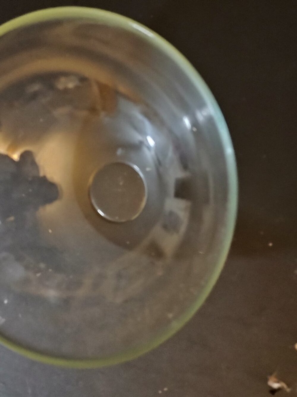 BLANDA Serving bowl, clear glass, 8"